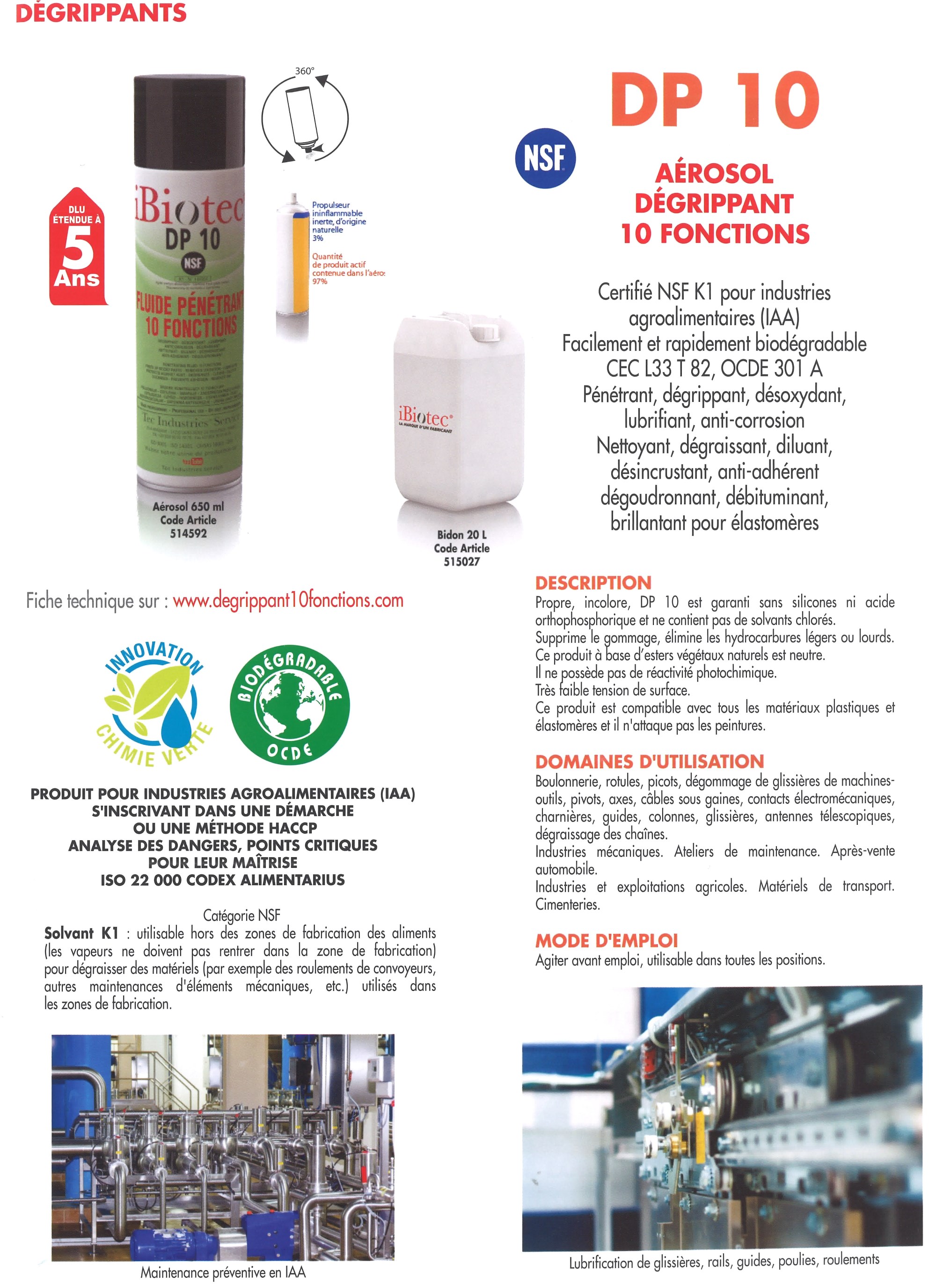 Lubrifiant iBiotec